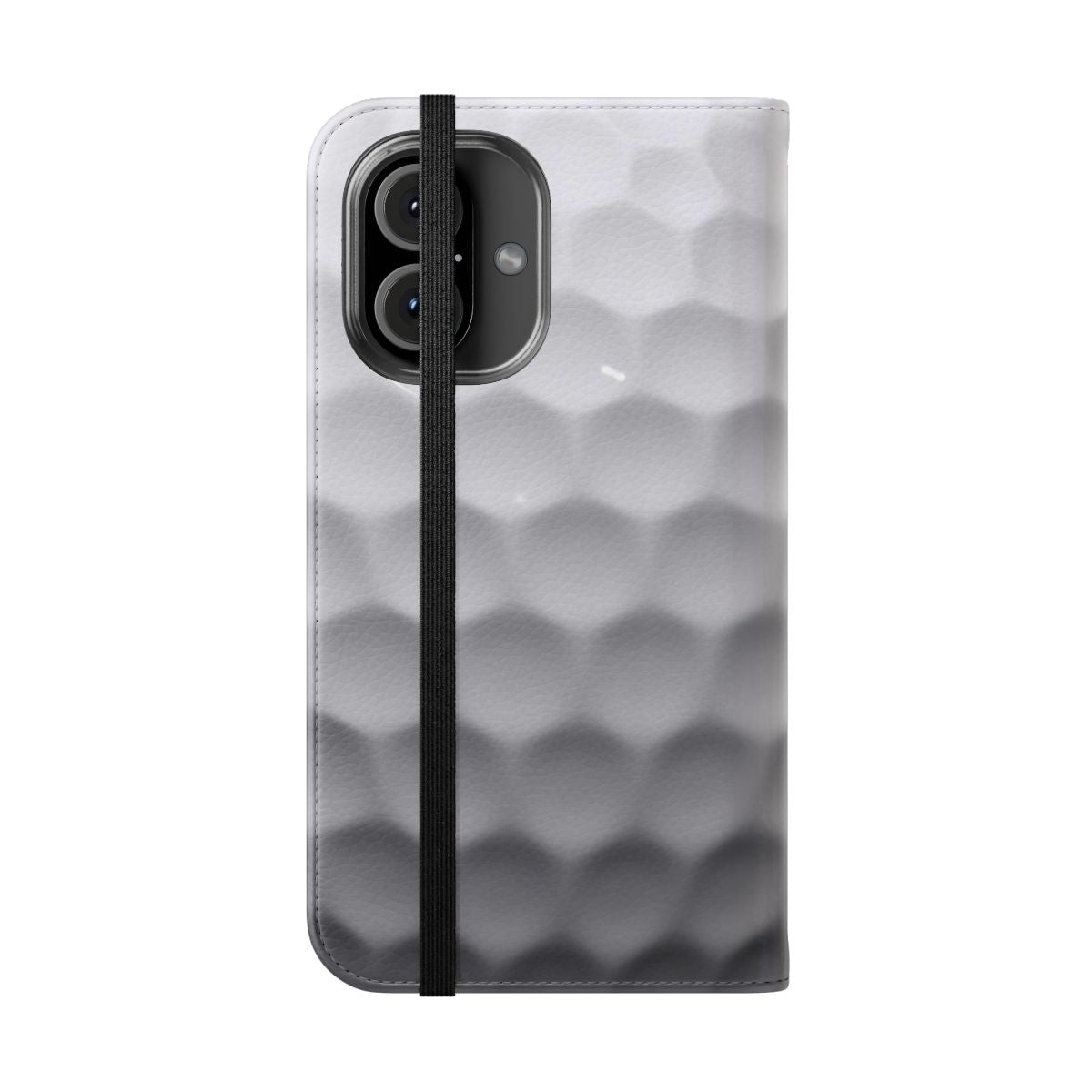 Premium Golf-Themed Phone Case Featuring Golfers and Golf Balls - Folded Front