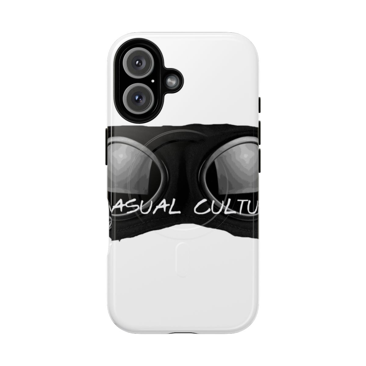 Tough magnetic phone case with a stylish Casual Culture design