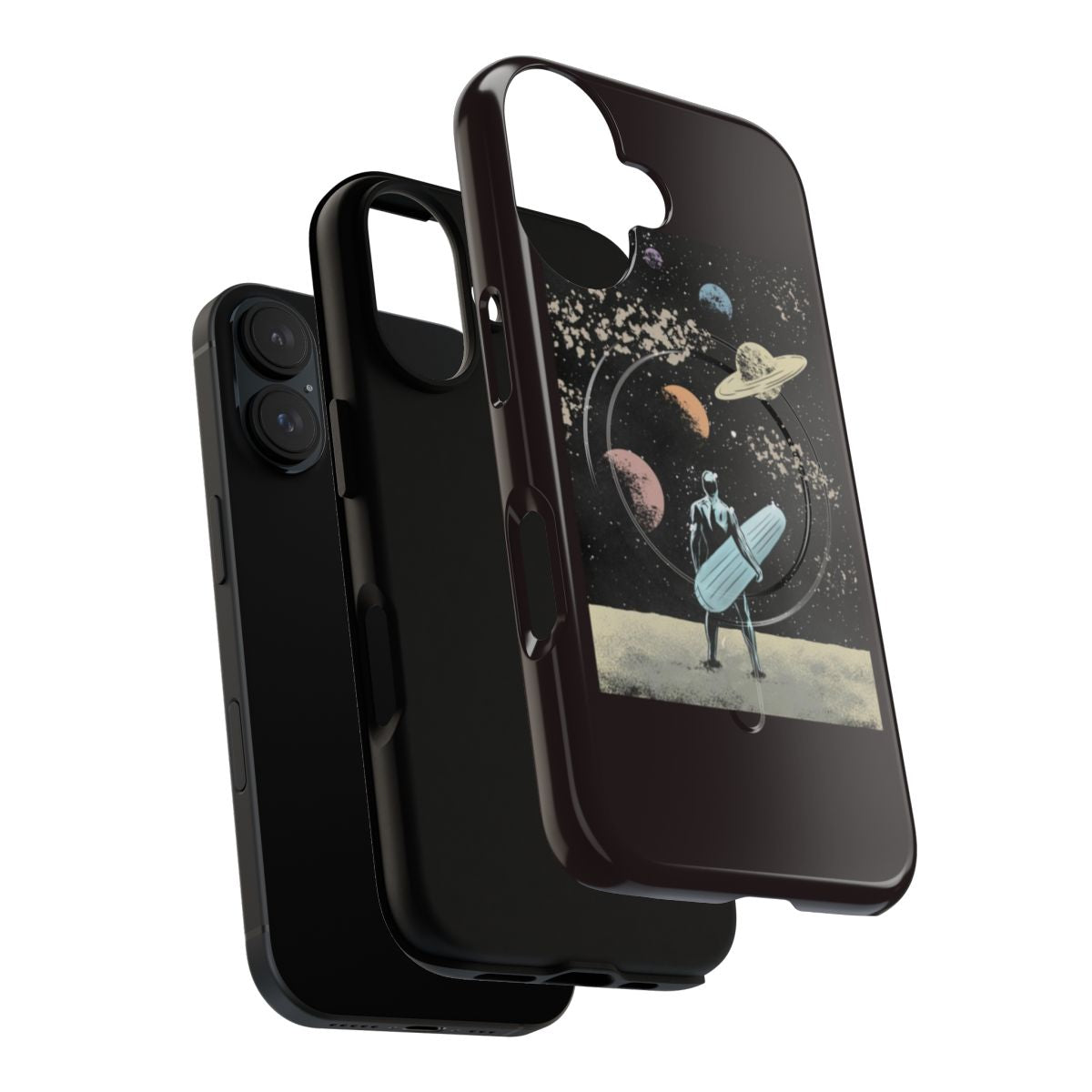 Silver Surfer inspired phone case with a classic comic book design - Layers