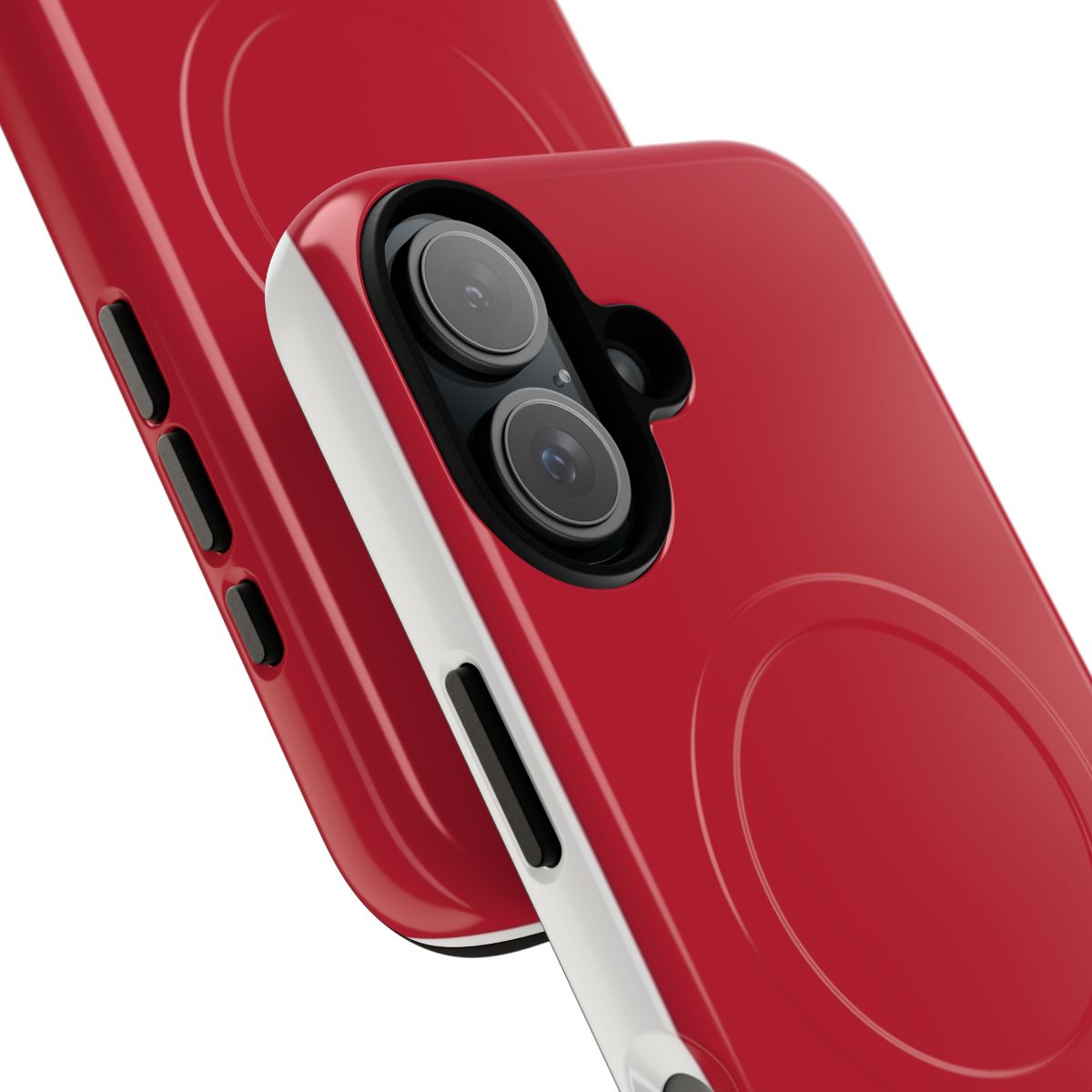 Vibrant True Red Pantone Universe Magnetic Tough Phone Case - Detail