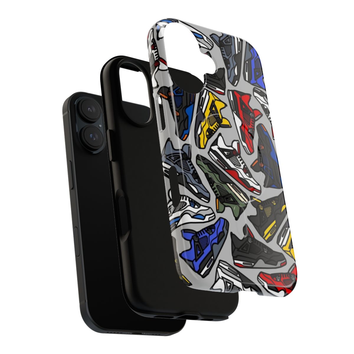 Sneaker-inspired magnetic tough phone cases - Layers