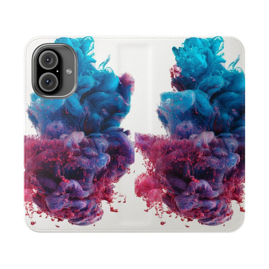 Colorful abstract phone case with a modern and elegant design