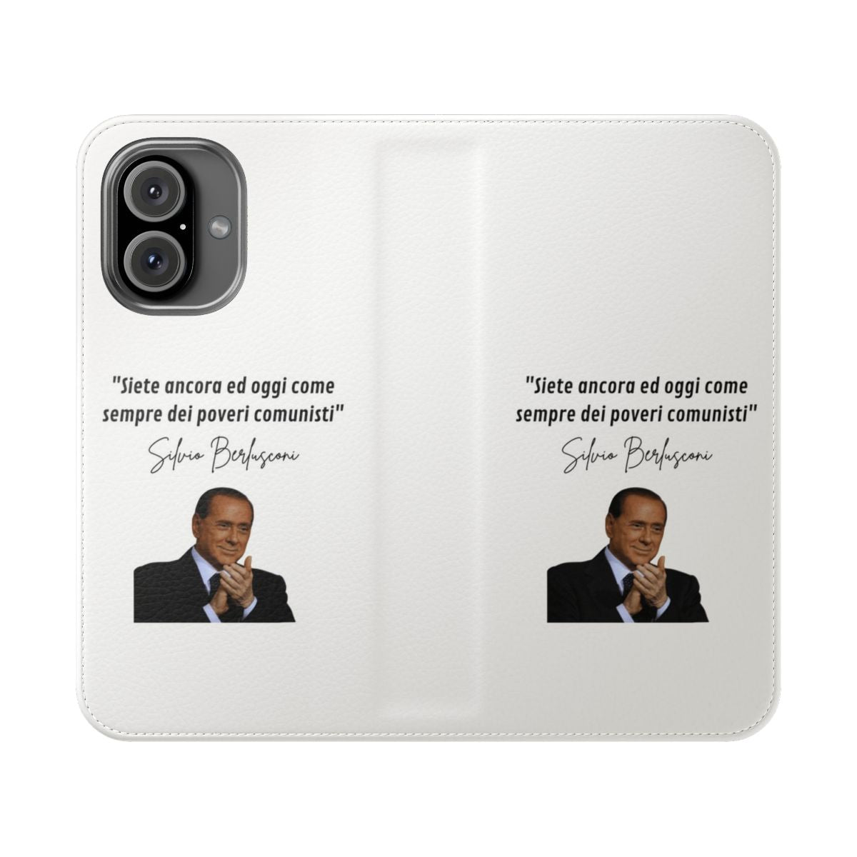 Silvio Berlusconi inspired political satire phone case cover