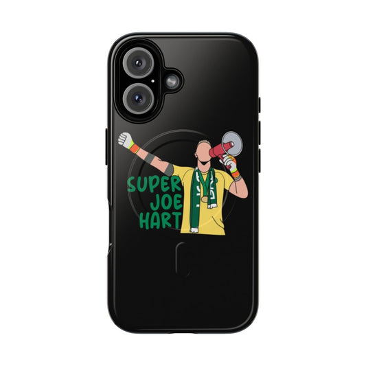 Magnetic tough phone case featuring a design for Celtic FC fans and Joe Hart supporters