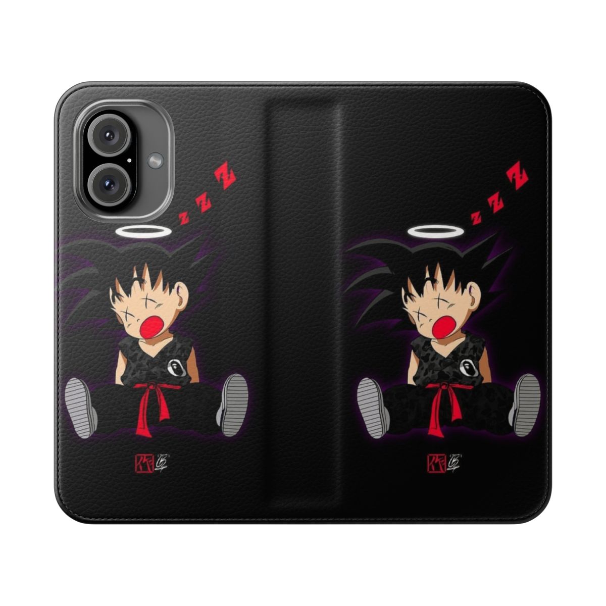 Anime Dragon Ball Goku Flip Cover Phone Case