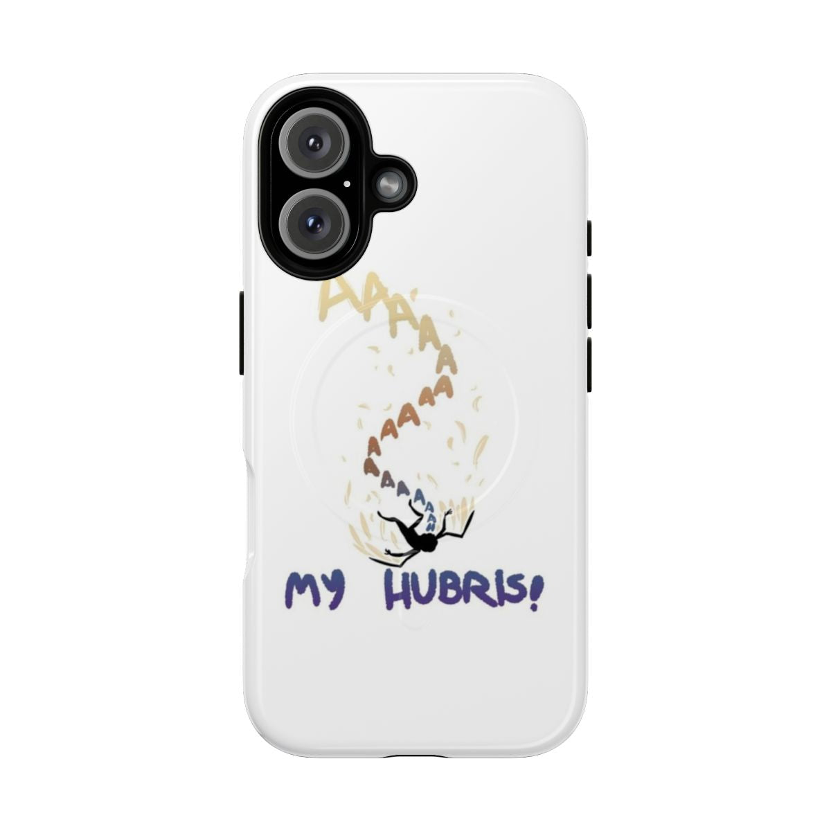 Magnetic tough phone case with Greek mythology design