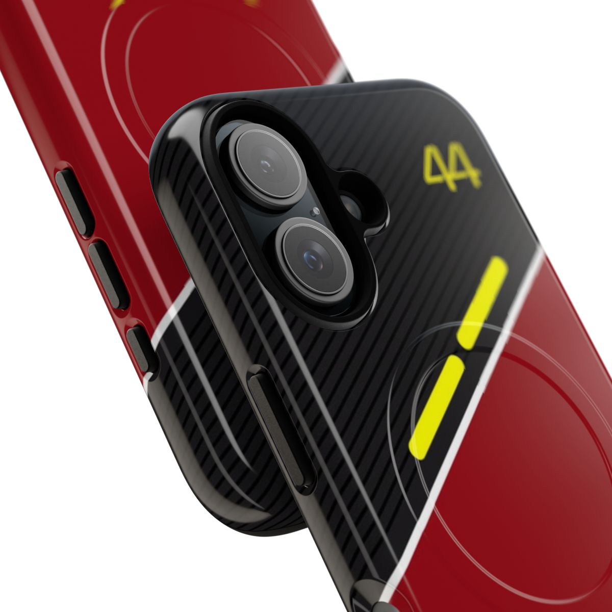 Lewis Hamilton inspired Ferrari Formula 1 team mobile phone case - Detail