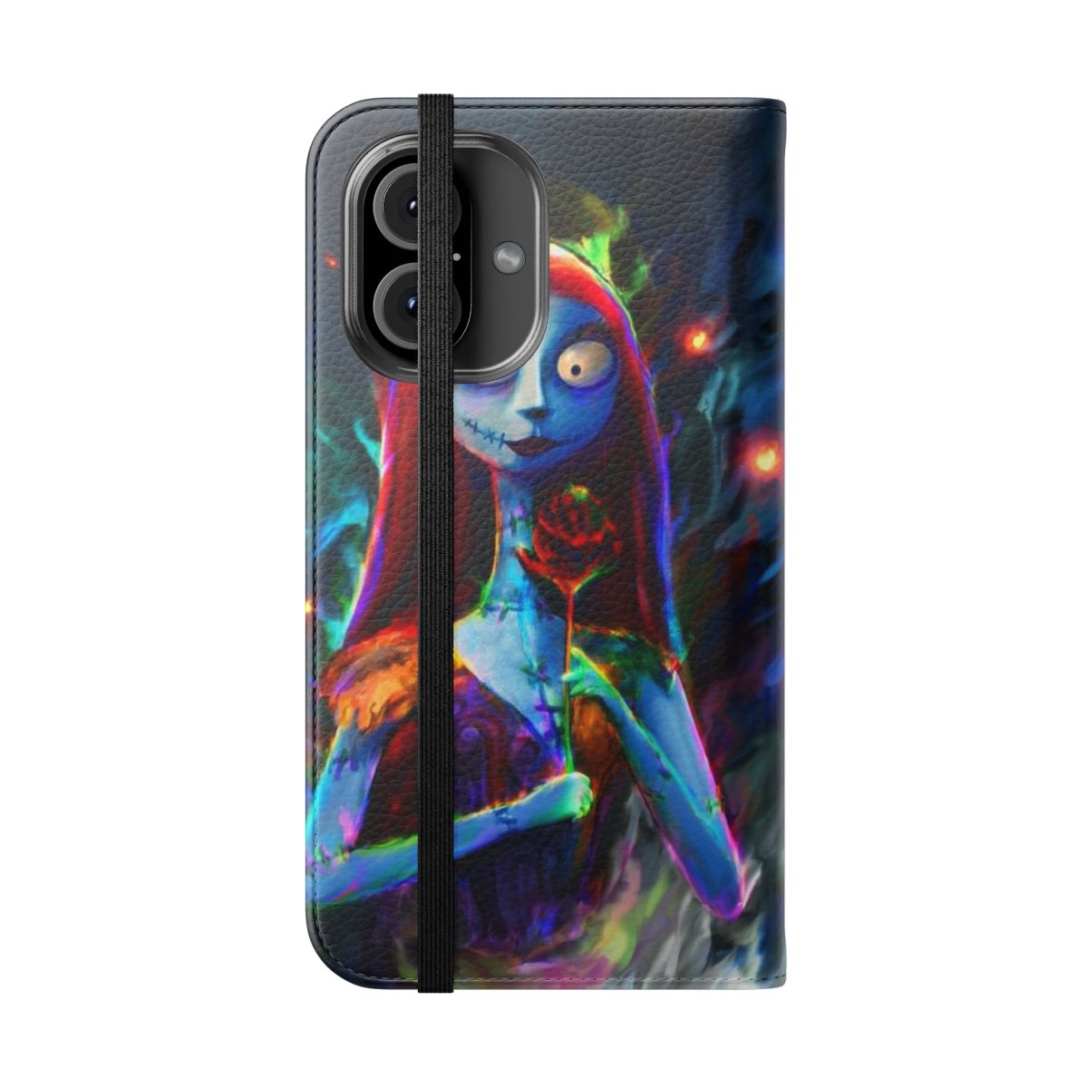 Nightmare Before Christmas Sally Flip Cover Phone Case for Smartphone - Folded Front