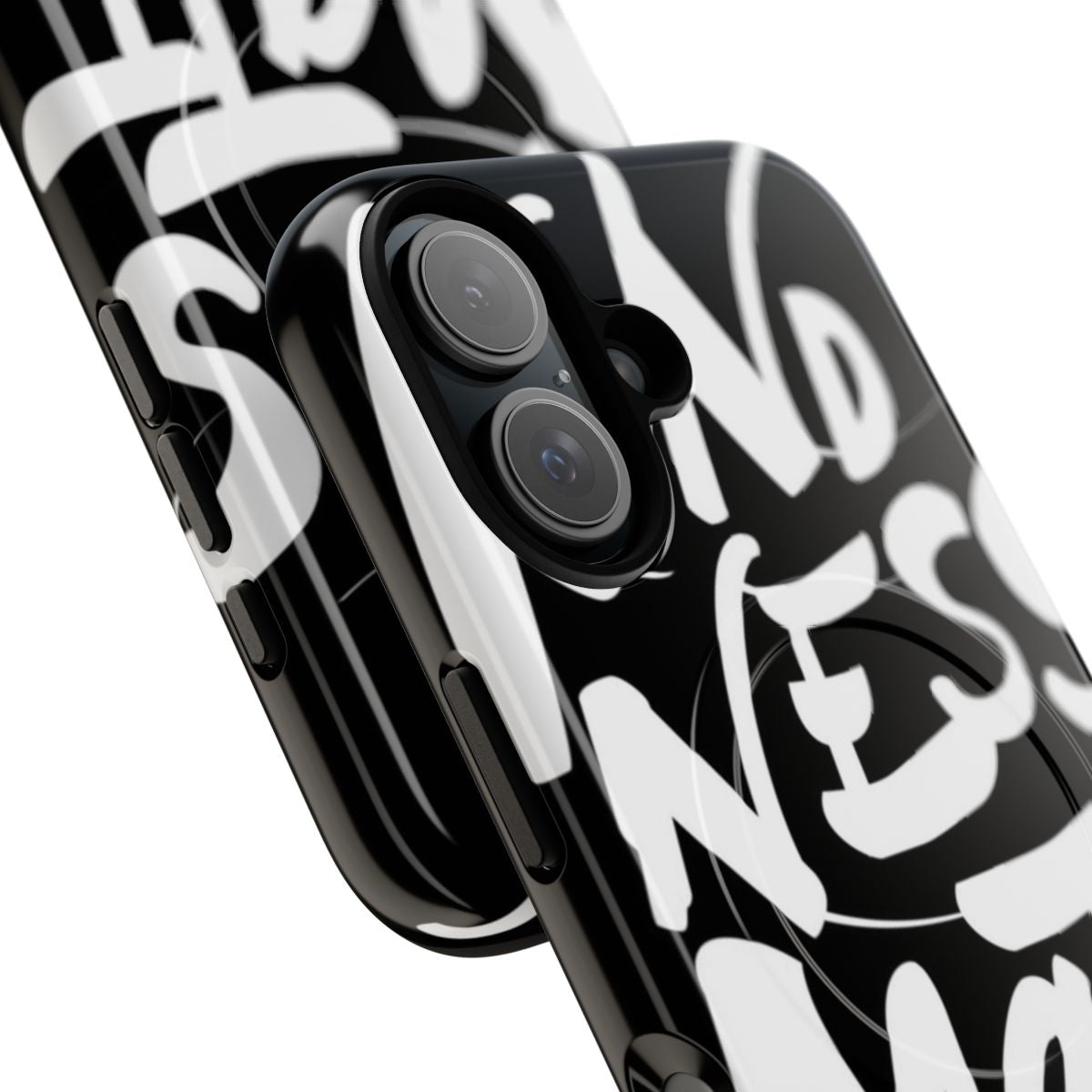 Motivational Magnetic Tough Phone Case with Inspirational Typography - Detail