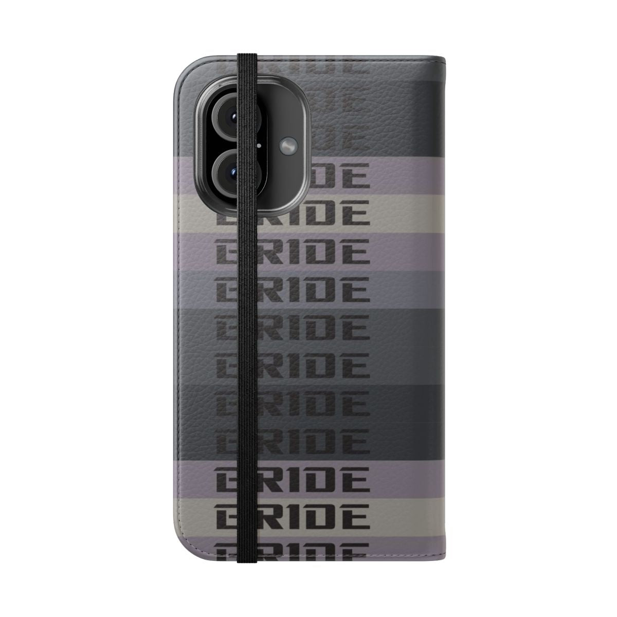 Sleek and bold JDM-style phone case cover with drifting design - Folded Front