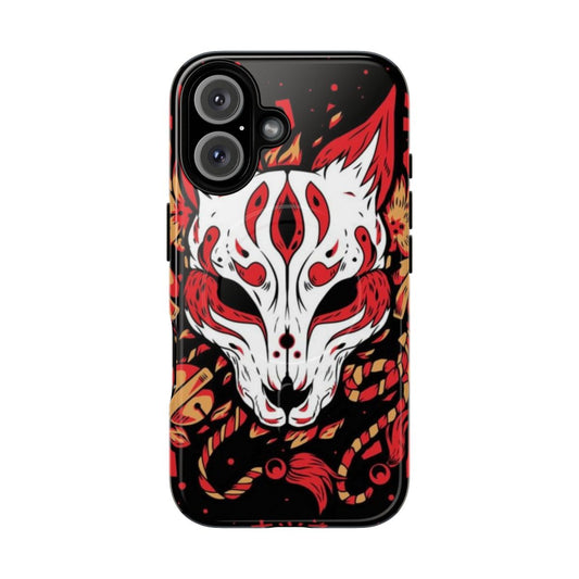 Princess Mononoke-themed phone case with a magnetic tough design