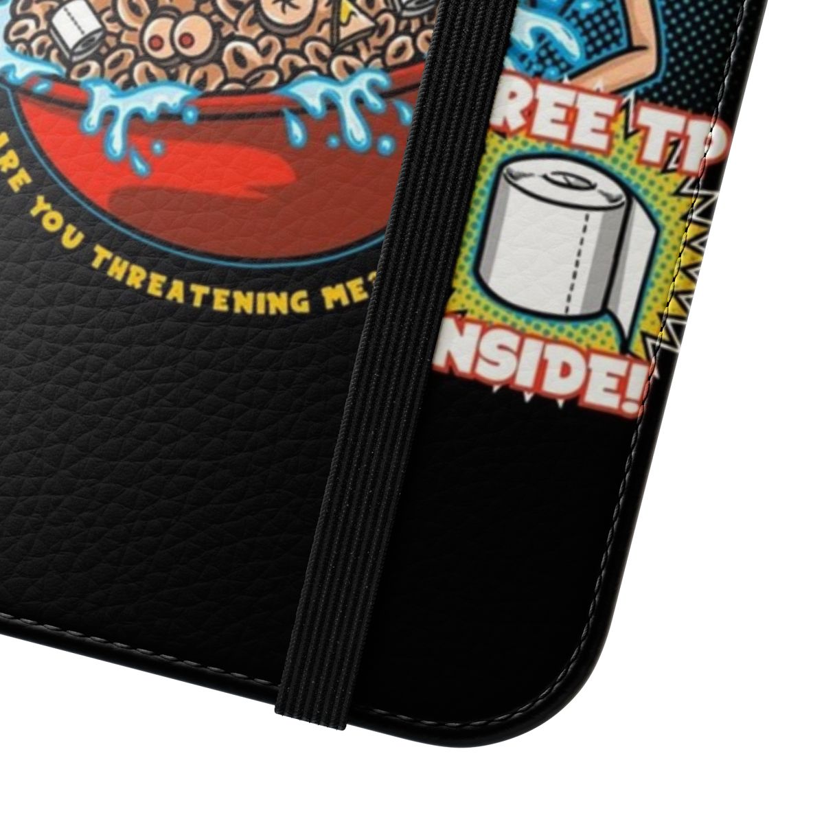 Funny phone case with Beavis and Butthead "Great Cornholio" inspired design - Close Up