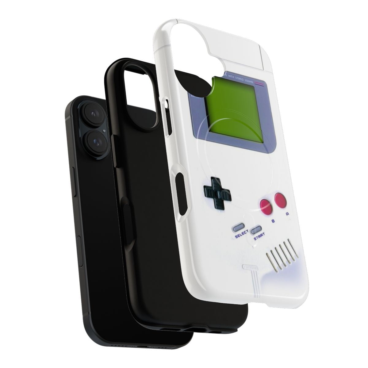 Classic retro gaming-inspired magnetic tough phone case - Layers