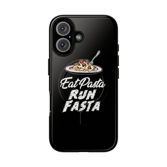 Pasta Runner Running Magnetic Protective Phone Case