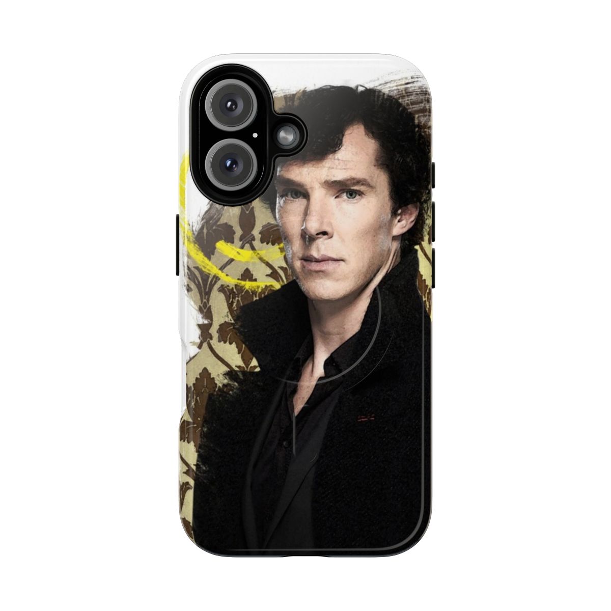 Magnetic tough phone case featuring Sherlock Holmes and Benedict Cumberbatch