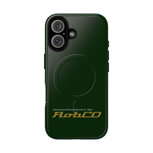 Fallout-Inspired Magnetic Tough Phone Case with RobCo Logo