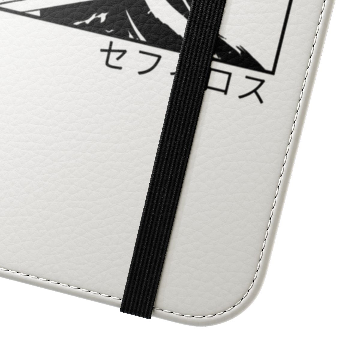 Sephiroth-themed phone case with character art from Final Fantasy VII - Close Up