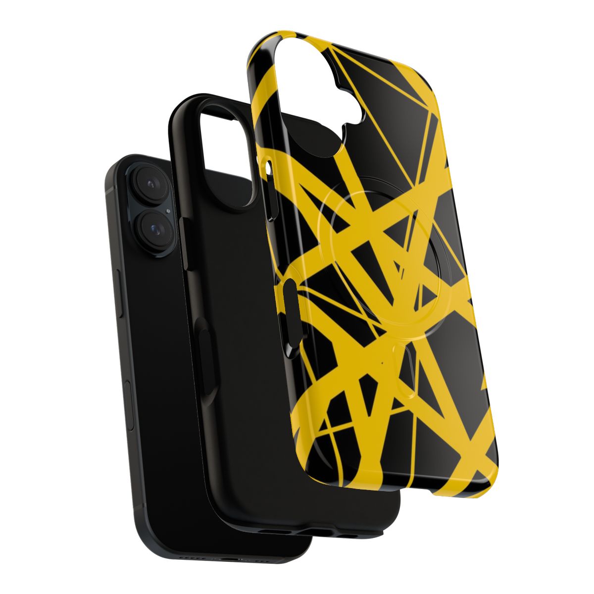 Stylish phone case featuring the iconic EVH stripes design, inspired by the legendary Eddie Van Halen - Layers