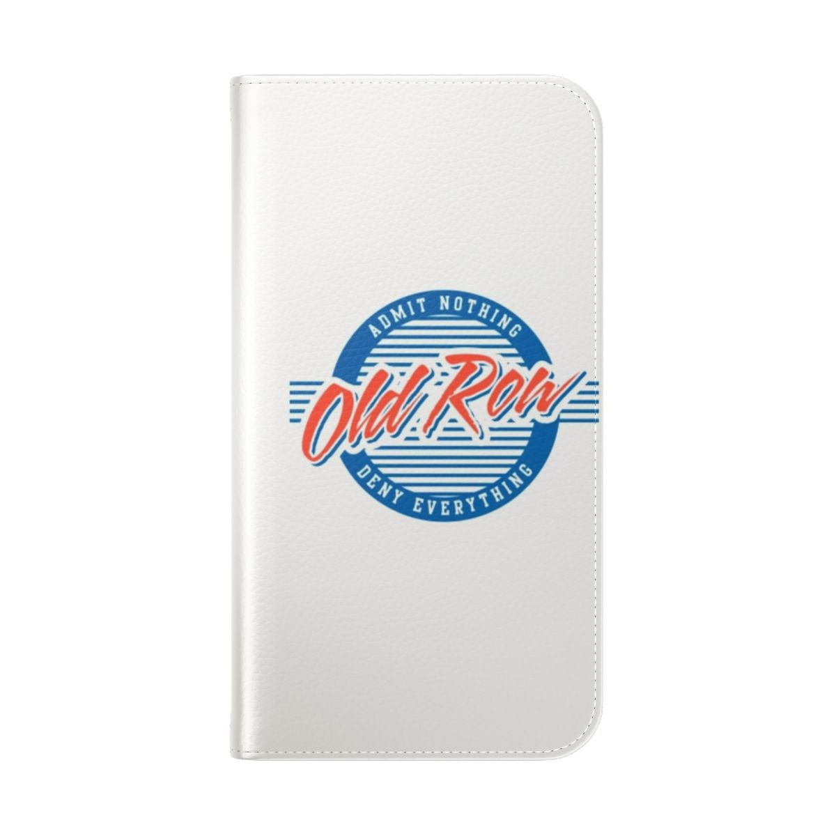 Old Row-inspired flip cover phone case for college students and fans - Folded Back