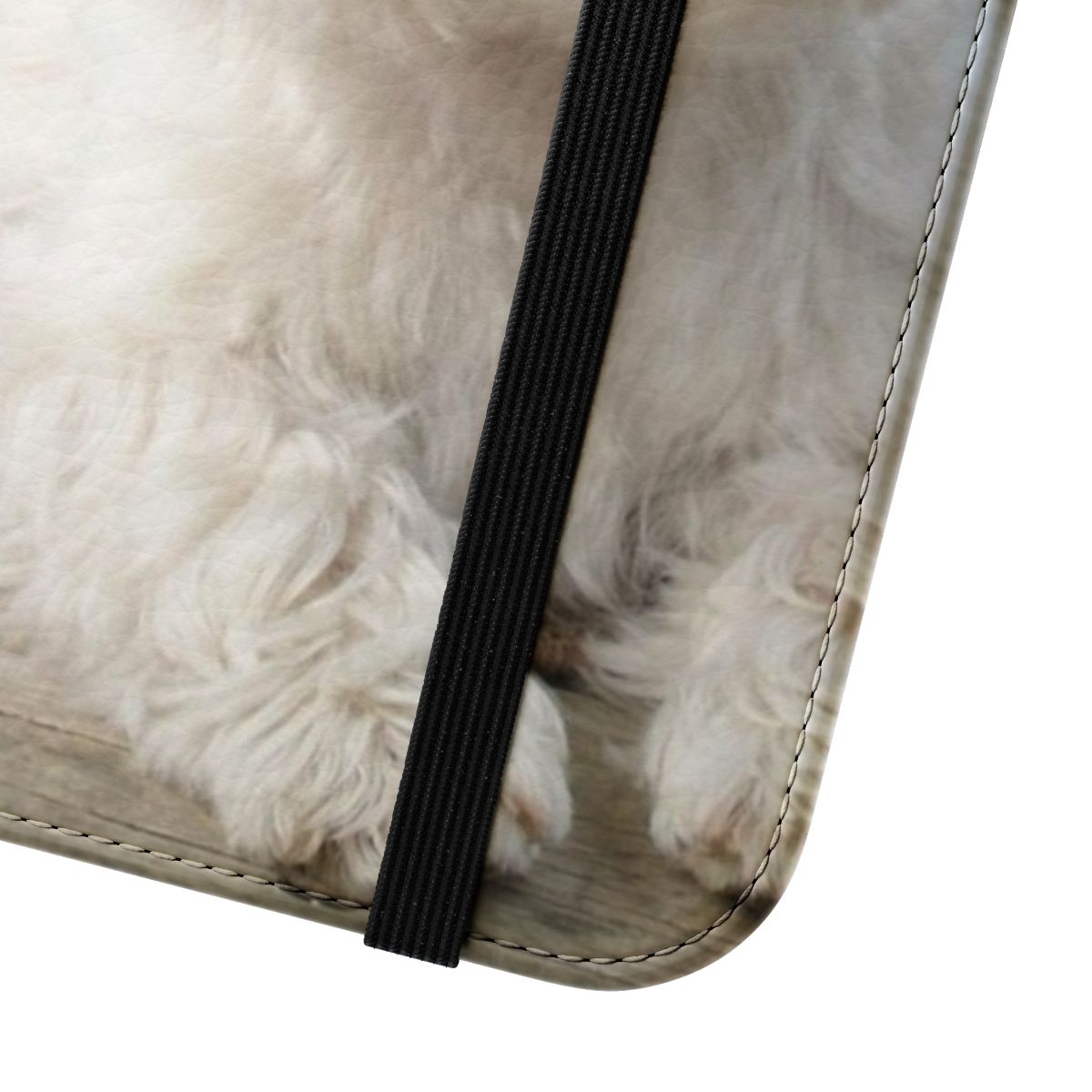 West Highland White Terrier dog breed phone case with flip cover design - Close Up