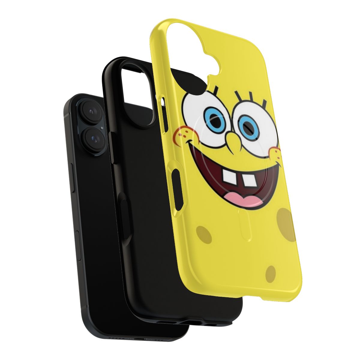 Colorful Spongebob-themed magnetic tough phone case - Layers