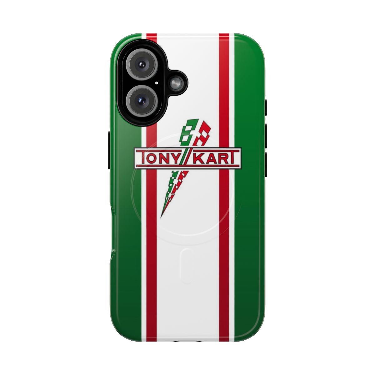 Tough magnetic phone case with Tony Kart racing theme