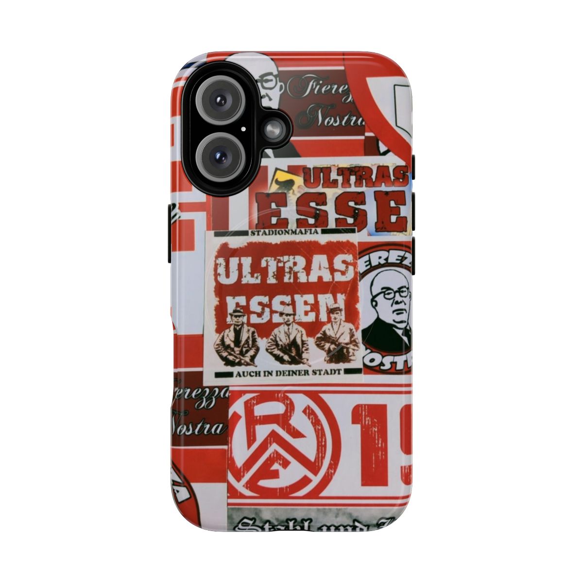 Magnetic phone case featuring the unique design of RW Essen ultras supporters