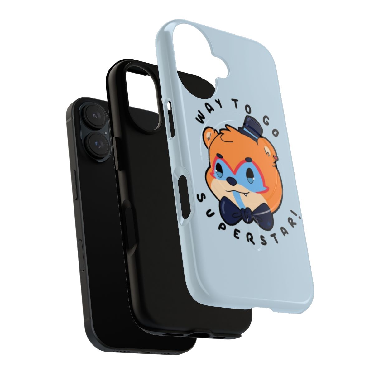 Glamrock Freddy-themed phone case with a magnetic, tough design for FNAF Security Breach fans - Layers