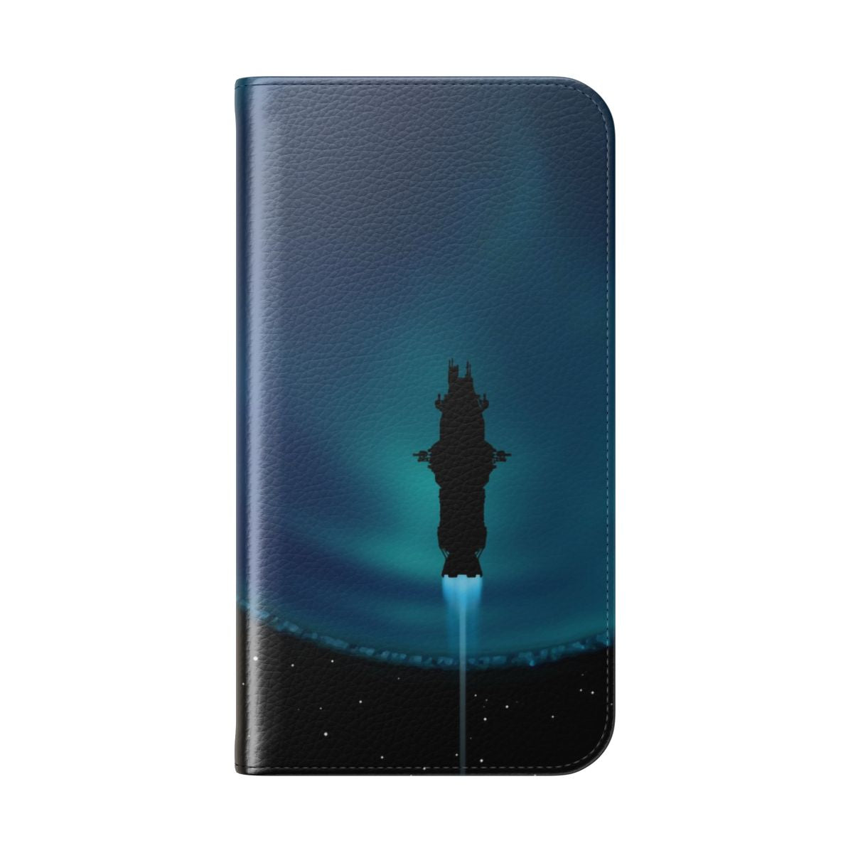 Rocinante Silhouette Sci-Fi Inspired Phone Case - Folded Back