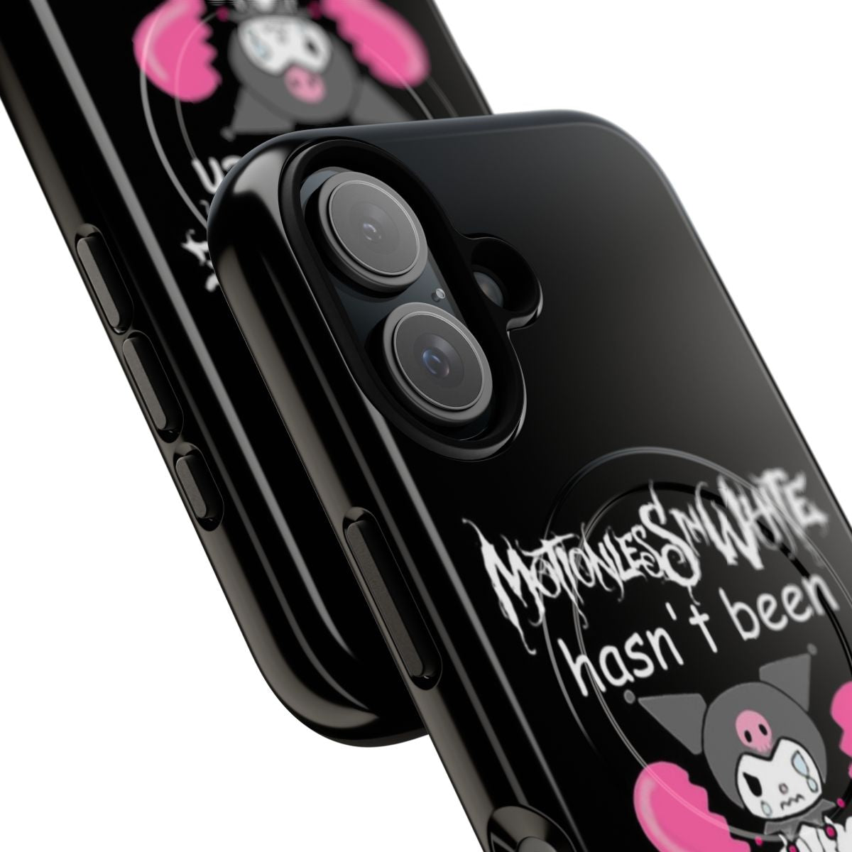 Motionless in White-inspired phone case with a skull graphic design - Detail