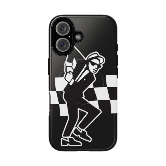 Vibrant 2 tone dance inspired magnetic tough phone case