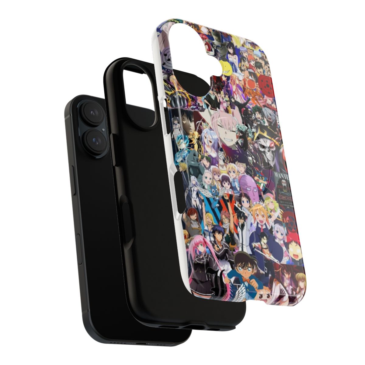 Anime-themed magnetic phone case with tough, protective design - Layers