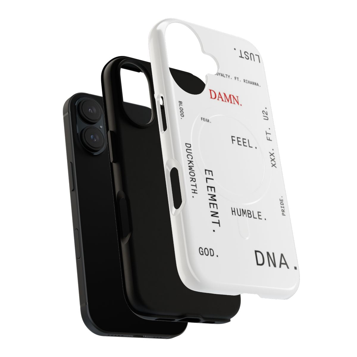 Magnetic tough phone case featuring artwork from Kendrick Lamar's DAMN. album - Layers