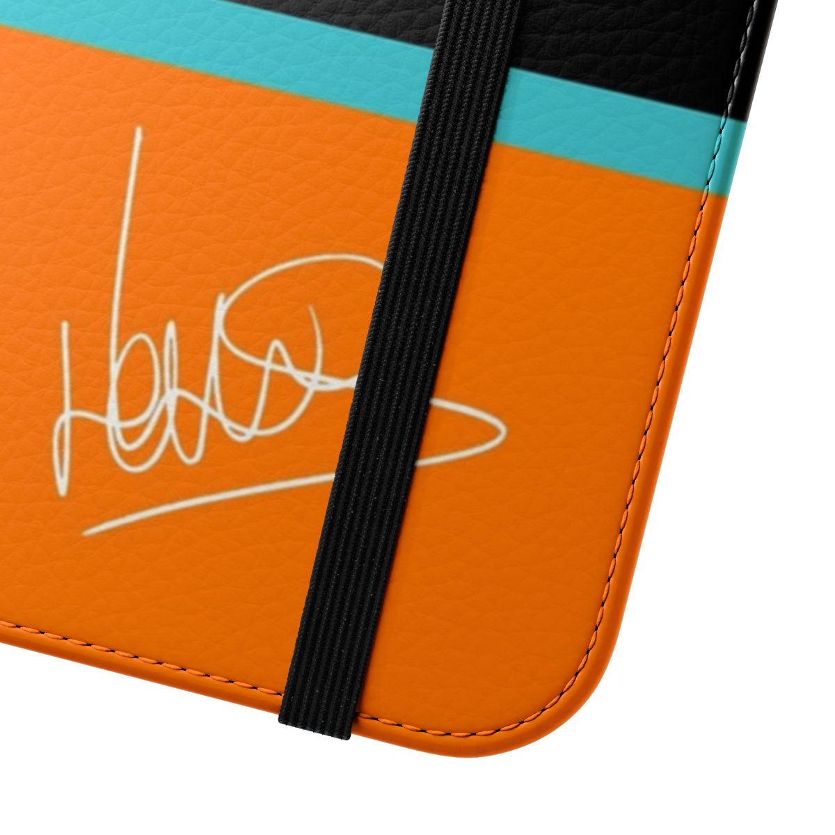 Lando Norris Inspired Flip Cover Phone Case for iPhone and Samsung - Close Up