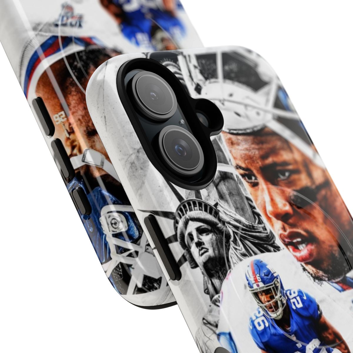 Saquon Barkley inspired magnetic tough phone case - Detail