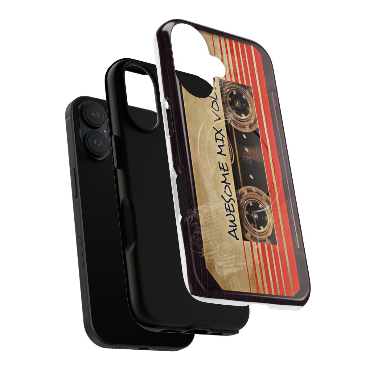 Magnetic protective phone case inspired by the Awesome Mix, Vol.3 from Guardians of the Galaxy - Layers