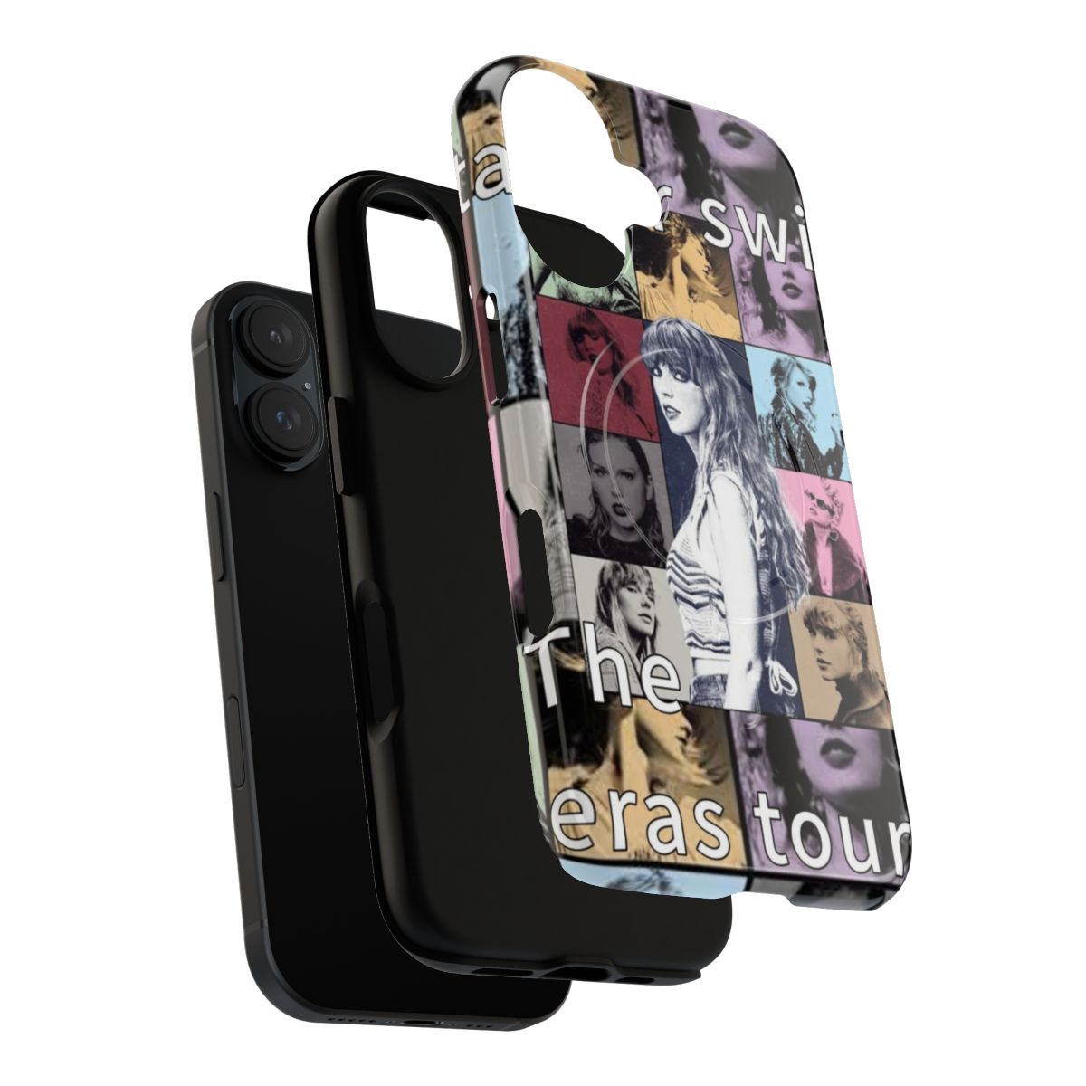 Magnetic tough phone case featuring Taylor Swift's Eras Tour design - Layers