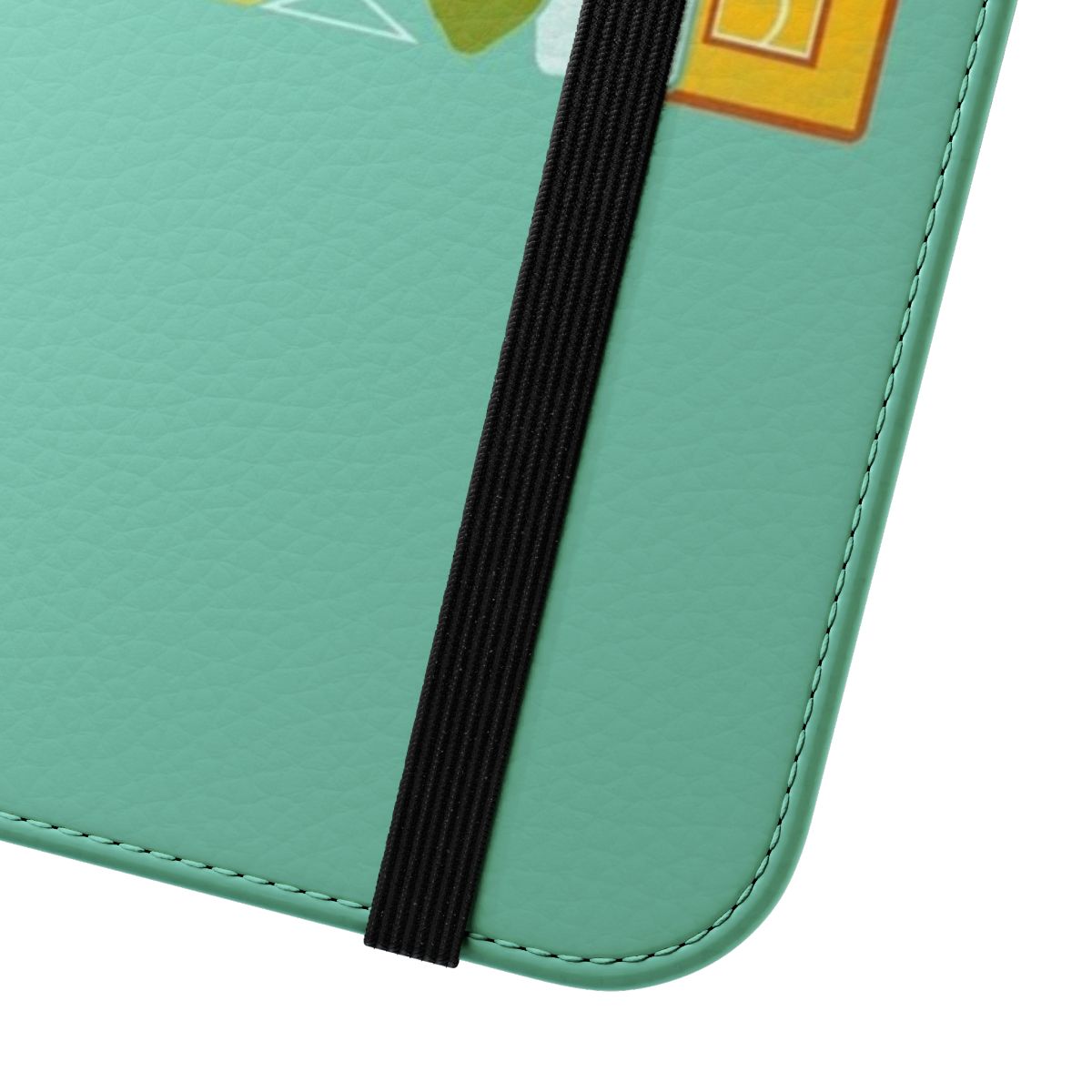 Margarita-themed flip cover phone case with a lime graphic - Close Up