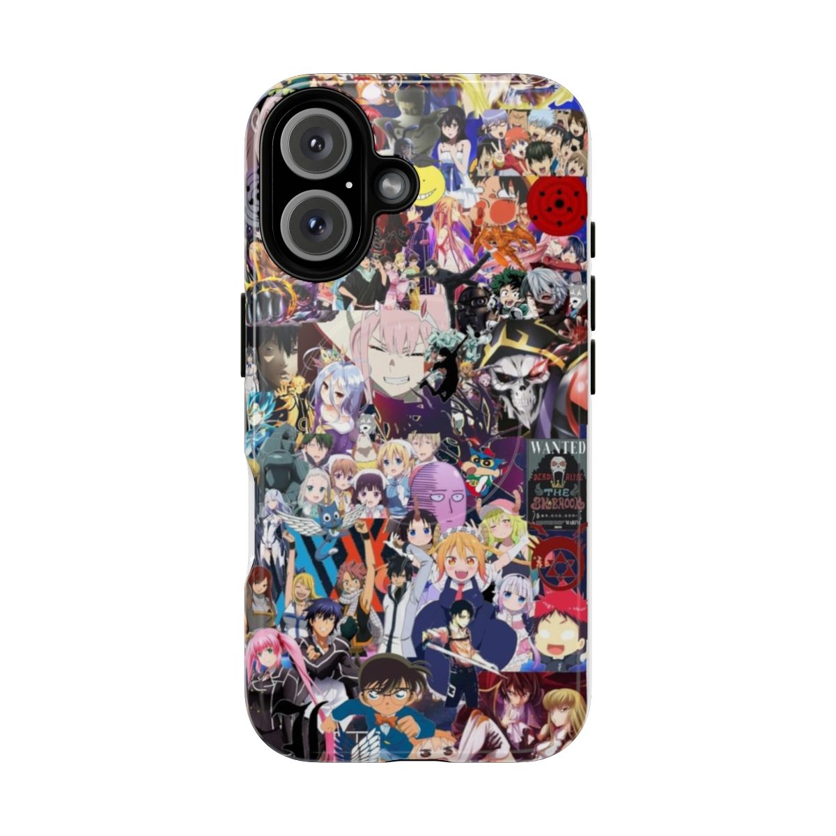 Anime-themed magnetic phone case with tough, protective design