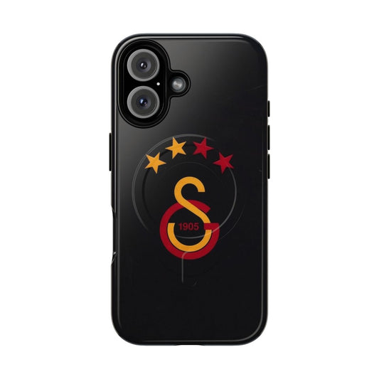 Galatasaray-inspired magnetic tough phone case with team colors and logo