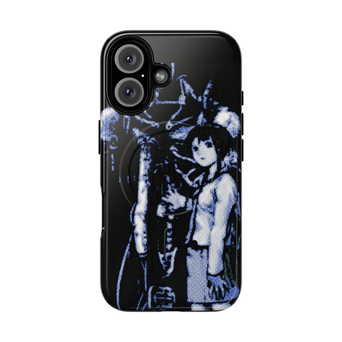 Sleek and modern phone case featuring the iconic imagery from the cyberpunk anime series Serial Experiments Lain.