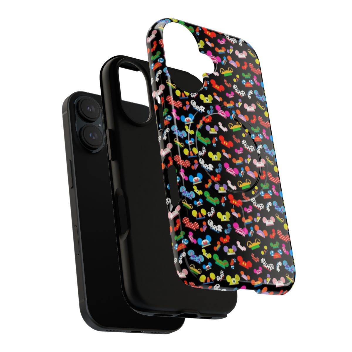 Magnetic tough phone case featuring Disney characters Mickey and Minnie Mouse - Layers