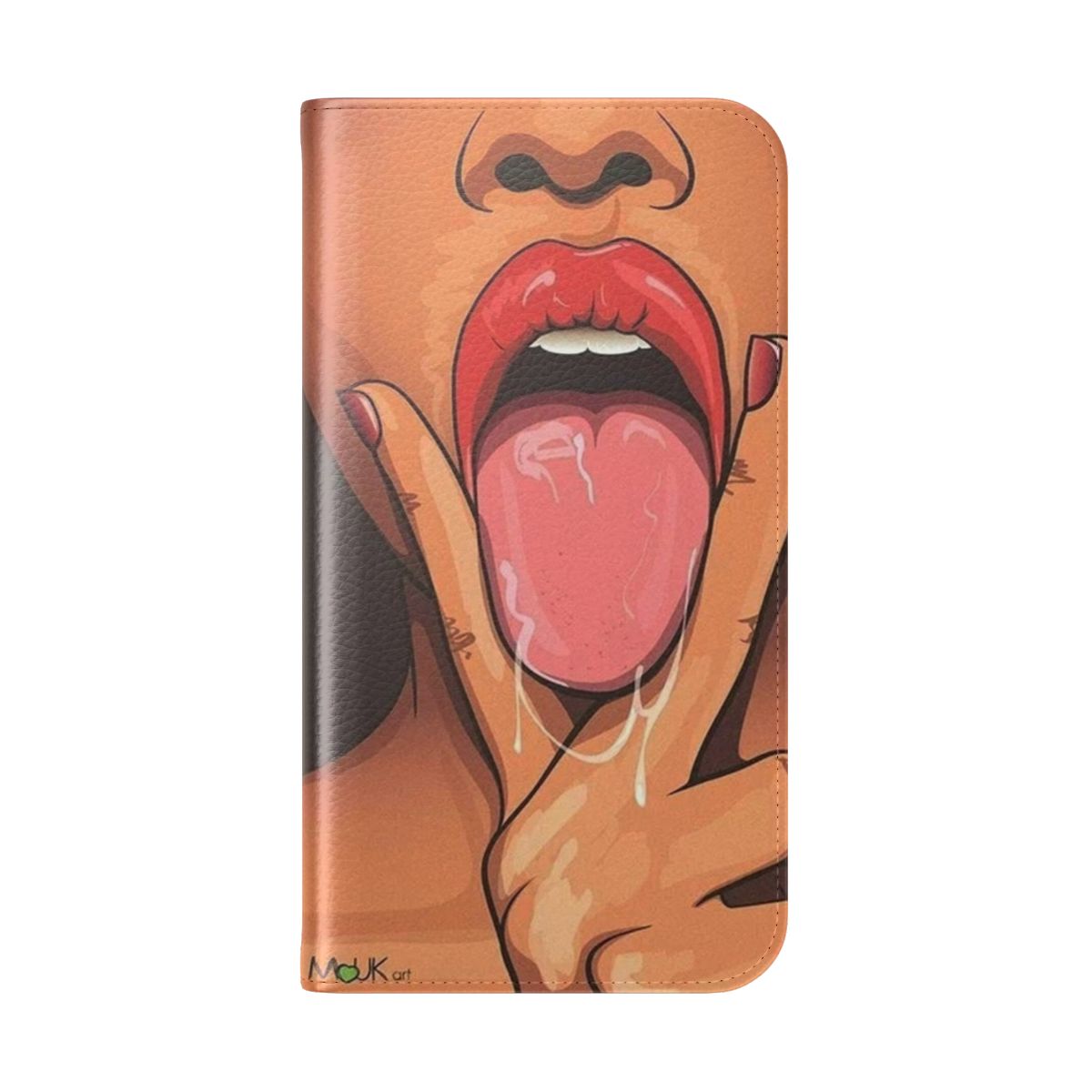 A sleek and fashionable flip cover phone case for women - Folded Back