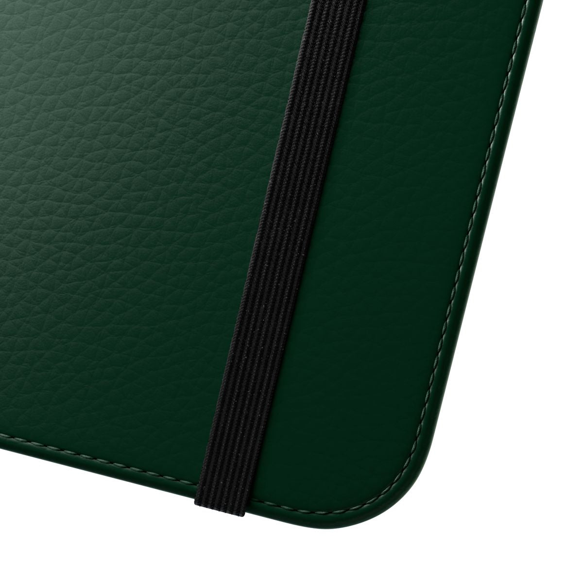 Dark green, minimalist phone case - Close Up