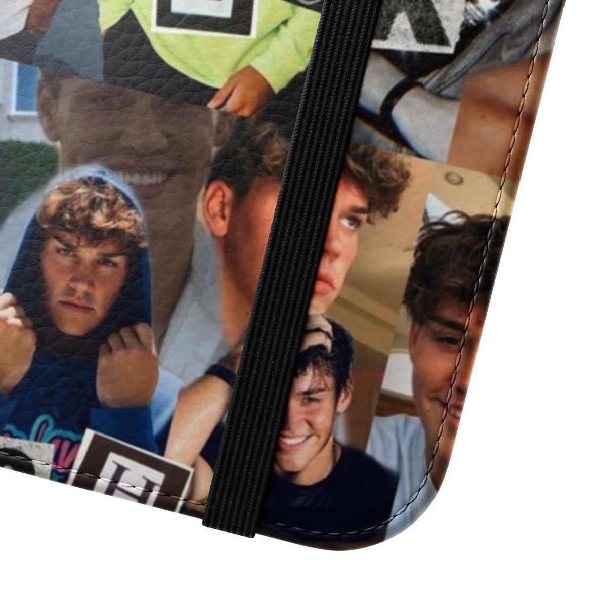 Collage-style phone case featuring Noah Beck from Sway House - Close Up