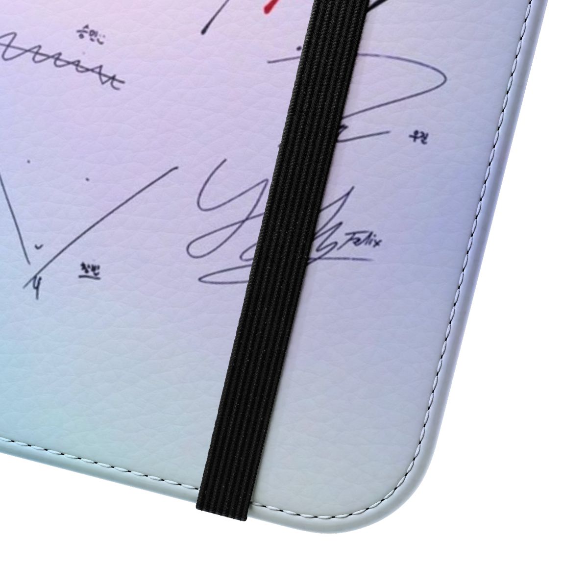 Stray Kids inspired signature flip cover phone case - Close Up