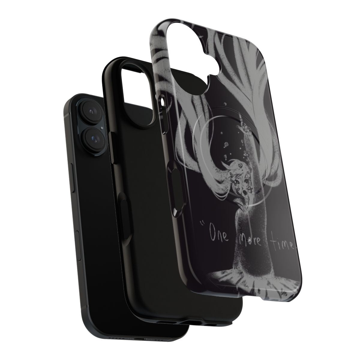 Magnetic tough phone case featuring the "Rolling Girl" design from the Vocaloid series - Layers