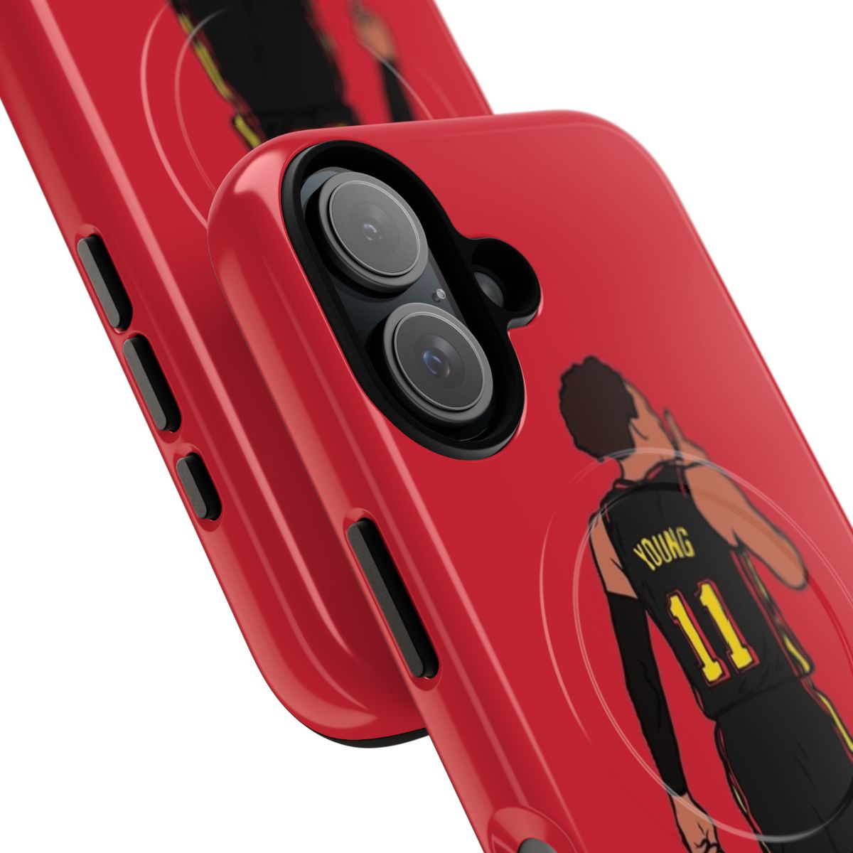 Trae Young Silences The Garden Magnetic Tough Phone Case - Detail