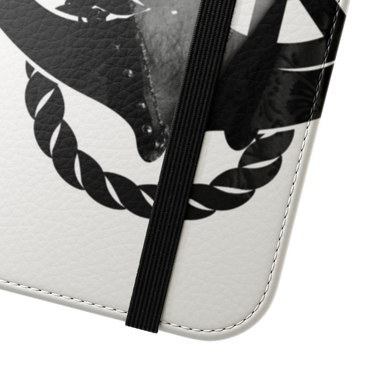 Killian Jones Captain Hook-Inspired Flip Cover Phone Case - Close Up