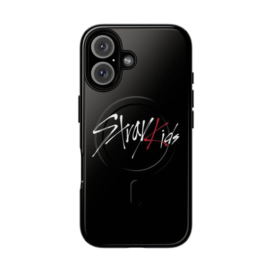 Stray Kids Inspired White Magnetic Tough Phone Case